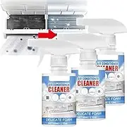 3 pcs Air Conditioner Cleaner Foam Spray Cleaning Deodorizer,Powerful Foam Cleaner Rinse Free Air Conditioner Coil Cleaner