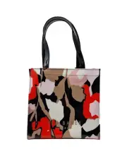 Ted Baker Womens Large Camicon Retro Flood Printed Icon Bag in Black, Black NWT