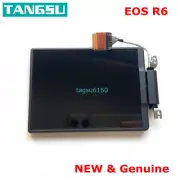 NEW For Canon EOS R6 Display Screen with Protect Cover LCD Flex Cable CG2-6602