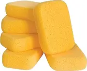 QEP 70005Q-6D 7.5 Inch x 5.5 Inch x 1.875 Inch Grouting, Cleaning and Washing Sponge, X-Large, 6-Pack