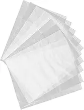 TEMPNAP 200Pcs Transparent PVC Heat Shrink Wrap Bags Durable Sealer Bags for Essential Oil Bottles Eyelash Bottles and More Space Saving Shrink Film for Packing
