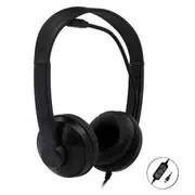 Headphones with Microphone by Nilox Nxau0000001 Black Grey