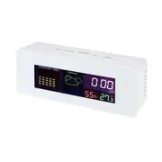 Ts-S65 Digital Lcd Thermometer Hygrometer 0\U2103~50\U2103 Thermometer With Alarm Snooze Function