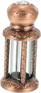 BATHVEVE Vintage Style Decorative Perfume Bottle Essential Oil Glass Container with Dropper for Aromatherapy Leak Design for Precise Dispensing for Home and Travel Use