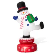 Inflatable 6FT Snowman Decor Christmas Outdoor Rotating Inflatable Decoration...