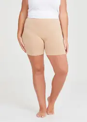 [Taking Shape] Taking Shape Good Earth Australian Cotton Anti Chafe Short Size 16 in Nude - Plus Size Women's Basics Nude