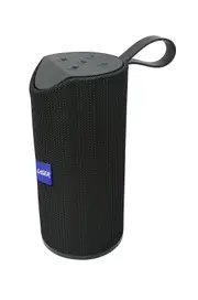 Laser Barrell Bluetooth Splashproof Speaker Black