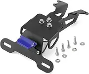 License Plate Holder Fit for MT09 Tracer 900/9/GT 7GT 700/GT FJ-09 2015-2024 Motorcycle Tail Tidy Fender LED Light.(Holder Blue)