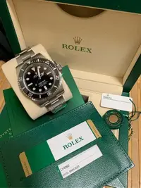 在飛比找Yahoo!奇摩拍賣優惠-Rolex submariner 114060 40mm 黑