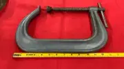 Wilton #4408 C Clamp Flat Anvil Regular Duty 8" Jaw Opening Drop Forged Steel