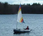 Sail kit for Intex Seahawk II or Mariner 3 Inflatable Boats, Rafts. Compact!