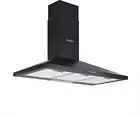Rangehood: Devanti 900mm Canopy Led Wall Mount Black