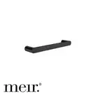 Meir Curvae Single Towel Rail - 300mm - Matte Black