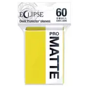(60) Ultra Pro Eclipse PRO MATTE LEMON YELLOW Small Deck Protector Card Sleeves