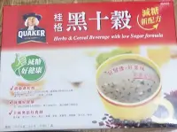 在飛比找Yahoo!奇摩拍賣優惠-QUAKER 桂格 黑十穀 減糖新配方