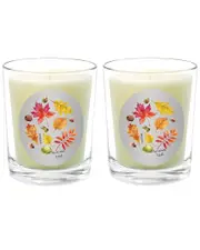 Qualitas Candles Autumn Leaf Two Scented Beeswax Candle Set