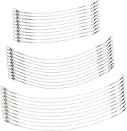 30pcs Lure Line Fishing Leaders with Swivels Snap Fishing Leading Ropes Fishing Supplies High-Strength Fishing Wires Fishing Lines Fishing Leader Wires Wire for Fishing