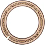 Vaguelly Guitar Rosette for Acoustic Wooden Sound Hole Rosette Gxb04 Enhance Guitar Appearance