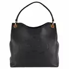 Prada Vitello Daino Black Leather Satchel Handbag Large NEW