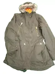 NWT Trespass Size 14 Dark Khaki Technical Performance Outdoor Jacket