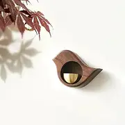 TuHeeHuT Wind Chimes, Door Bells, Small Bird Wall-Mounted Wind Chimes, Suitable for Wooden Doors, Glass Doors, refrigerators and Outdoor.