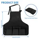 Work Apron Waterproof 600D Oxford Cloth House Cleaning Apron Tool Apron AmVkl