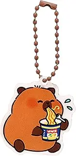 [Generic] Capybara Acrylic Keychain,Animals Dolls Pendant | Cute Keychain Backpack Decoration, With Lanyard Multifunctional For Home Decoration Backpacks