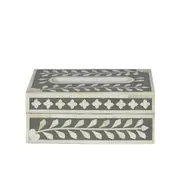 [OneWorld Collection] Aurora Bone Inlay Tissue Box Grey/White