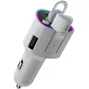 Car Charger Type-C Fast Charge Wireless Bluetooth Earphone Headphones Headsets (for: Audi)