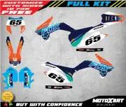 Custom Graphics Full Kit to Fit KTM EXC 2014 2015 2016 models FOXY STYLE decals