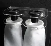 Modular Marine dual 4" Filter Sock Holder. refugium sump Micron Bag Pre Filter