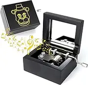 ROSIKING Wooden Music Box Hand Crank Classic Antique Carved Musical Boxes Christmas Birthday Valentine's Day Gifts Plays Toreador