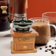 Wooden Coffee Grinder Roller with Drawer Gift Classic Manual Coffee Grinder