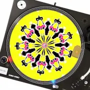 Eye Lashes Slipmat Turntable 12" for DJ Vinyl LP Audiophile