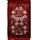 Lux Plush Regal Velvet Islamic Prayer Rug Turkish Janamaz Sajadah Mosque Red