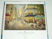 Thomas Kinkade Ceaco Puzzle 2022 1000Pc Paris Cafe NIB