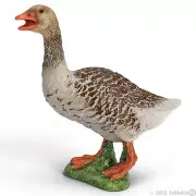 NEW SCHLEICH 13678 Grey Goose Female - RETIRED - Geese Farm Life