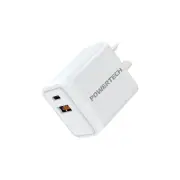 Powertech Charger Power Adapter 30W USB-C USB-A Wall Charger Fast Charging