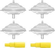 (4 Backflow Portectors) - Maymom Backflow Protector for Spectra S2 Spectra S1, 9 Plus Breastpumps W Bouns Medela Adapters. Replaces Spectra Backflow Protector, Spectra Silicone Diaphragm; Replacement Spectra Pump Parts ; 4 pc