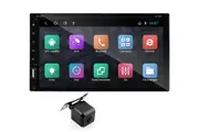 Elinz 7" In Dash Double DIN Octa Core Android 10 Head Unit Car DVD Player GPS WiFi Reverse Camera Stereo