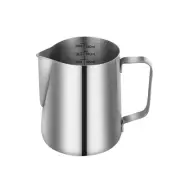Espresso Milk Frothing Pitcher,Stainless Steel Frother Steaming Cup With Meas...