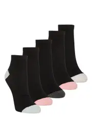 Everyday Womens Polygiene Trainer Sock - 5 Pack