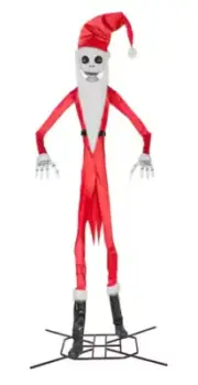 2024 13 ft. Jack Skellington Santa Outfit Kit | Home Depot IN HAND (Suit Only)
