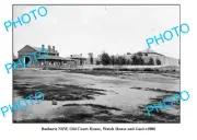 OLD 8x6 PHOTO BATHURST NSW OLD COURT HOUSE WATCH HOUSE & GOAL c1880