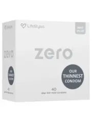 Ansell Lifestyles Zero Condoms 40's Retail Pack