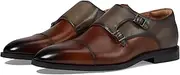 [Stacy Adams] Men's Raythorne Cap Toe Double Monk Strap Loafer