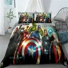 Queen/Single/Double/King Bed Quilt/Doona/Duvet Cover Set The Avengers