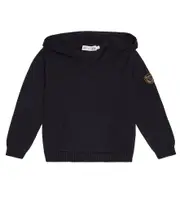 [Bonpoint] Bonpoint Armand knit cotton hoodie Y 8 blue