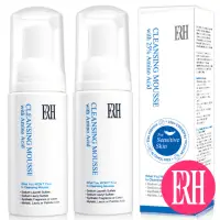 在飛比找momo購物網優惠-【ERH】25%胺基酸柔敏潔面慕絲50ml(2入)