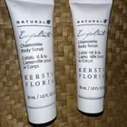Kerstin Florian Natural Chamomile Exfoliate Body Scrub, Set Of 2, New